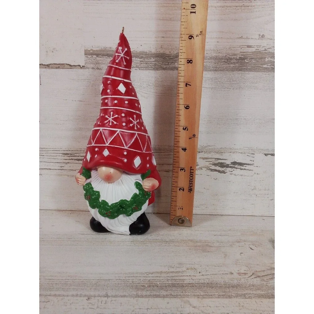 Christmas Small Plastic Gnome Decor For Inside Or Outside Or Large Ornament